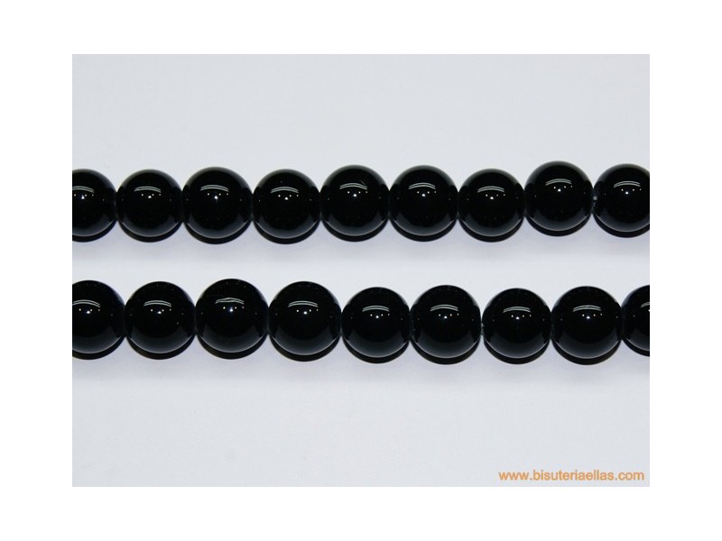 Bola onix Ø12mm taladro 2,5mm