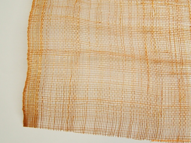 Sinamay para tocados color coral