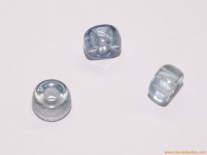 Aro cristal Ø9mm paso 3mm gris