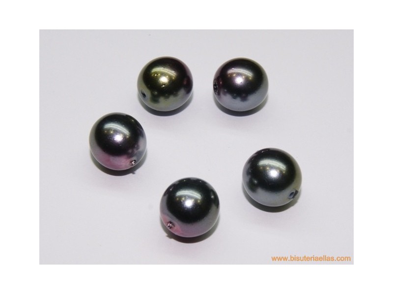 Bola cristal Ø10mm metalizada
