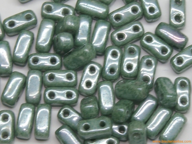 Brick 6x3mm verde cerámico