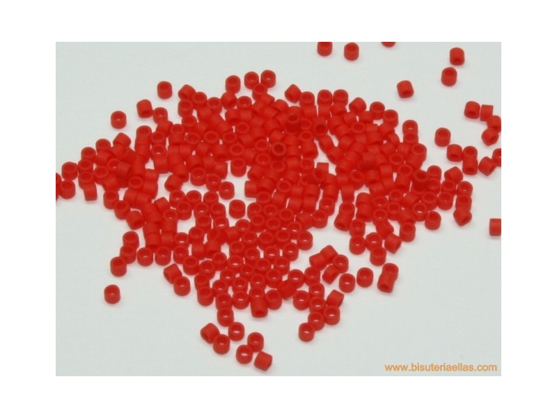 Miyuki Delica 11/0 Opaque Matte Red