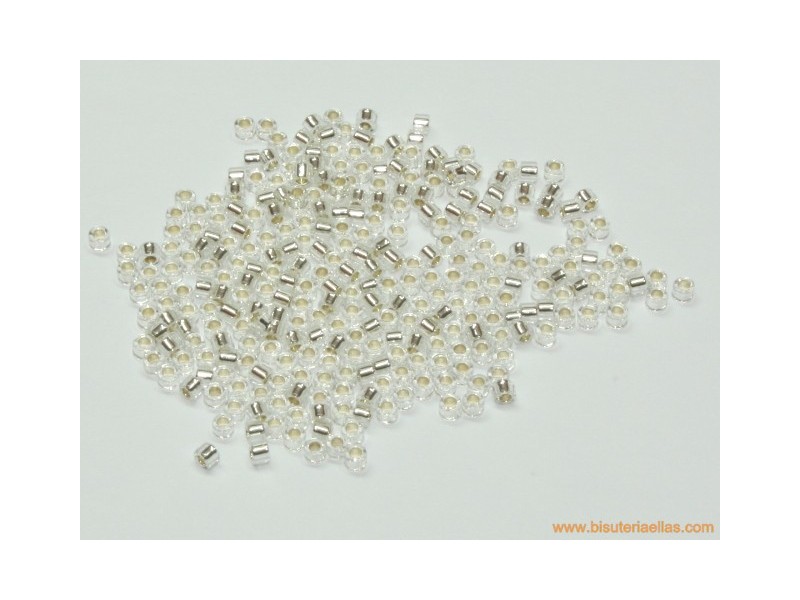 Miyuki Delica 11/0 Silver Lined Silver