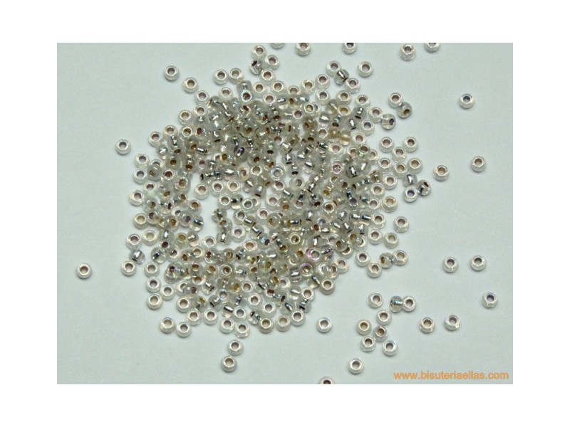 Rocalla Miyuki 11/0 Crystal Silver Lined
