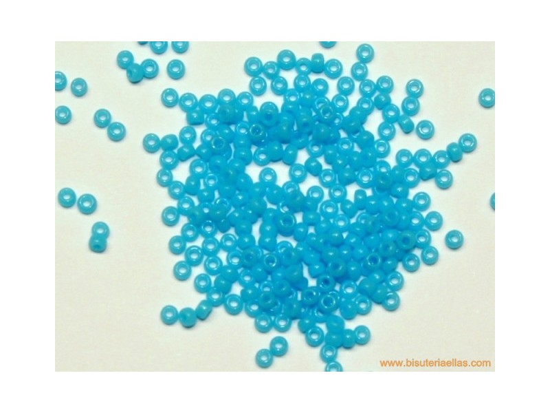 Rocalla Miyuki 15/0 Opaque Turquoise Blue