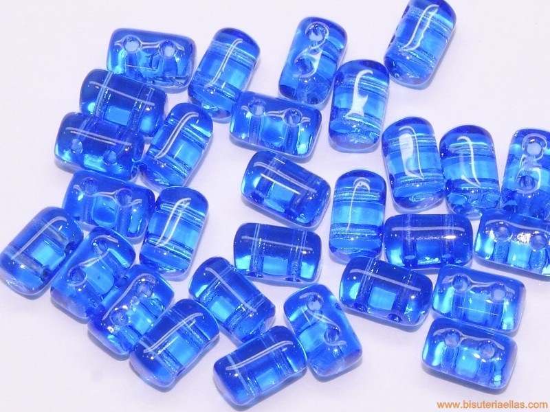 Rocalla Rulla 5x3mm azul zafiro