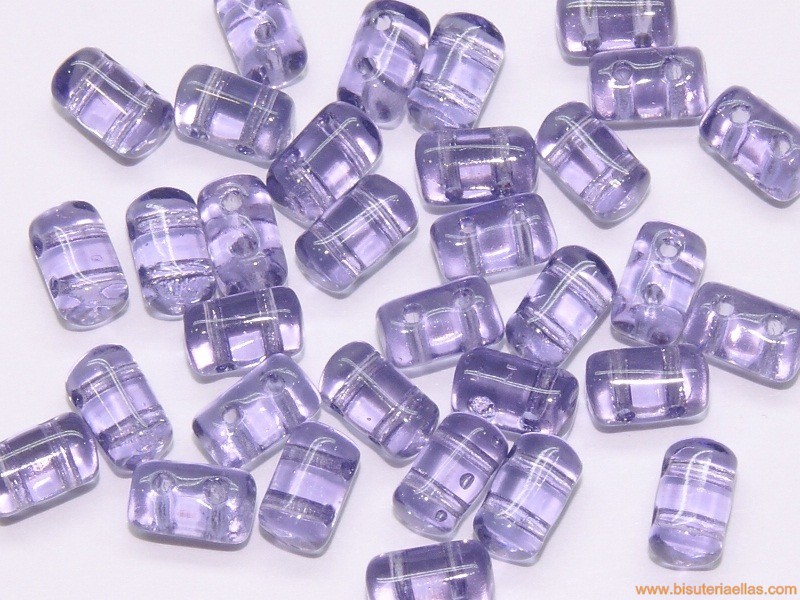 Rocalla Rulla 5x3mm morado tanzanite