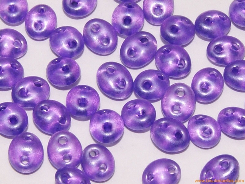 Rocalla super duo 5mm morado