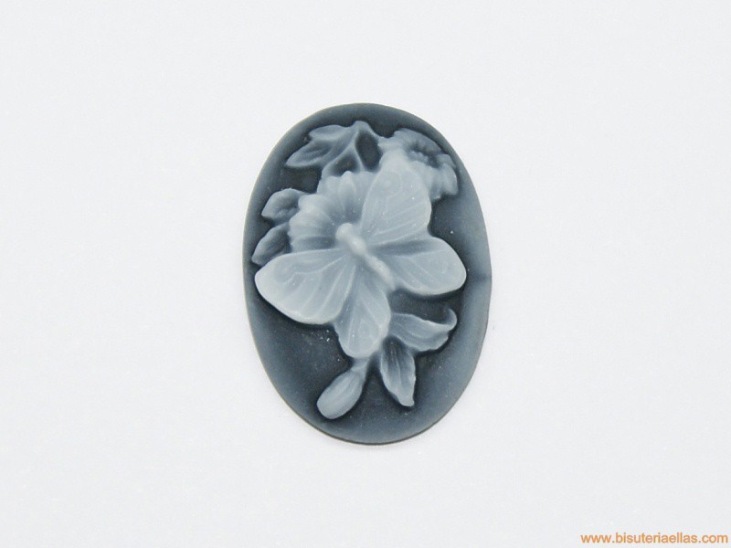 Camafeo para pegar 24x18mm mariposa