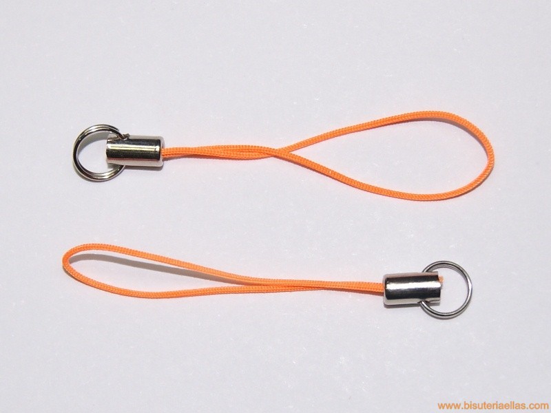 Cordón para móvil naranja (5 uds.)