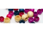 Abalorios de madera para complementos de bisutería